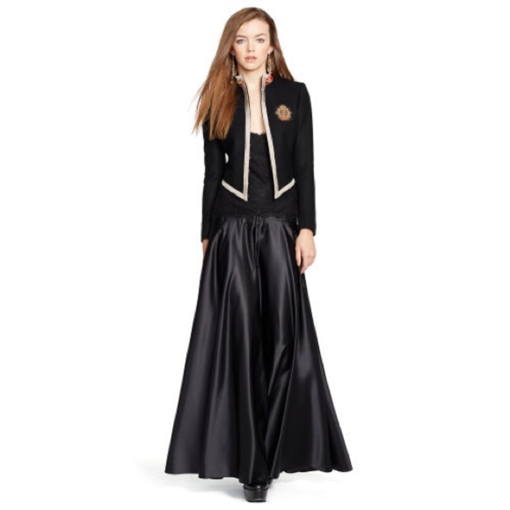 Gorgeous never worn black ballroom Polo skirt
